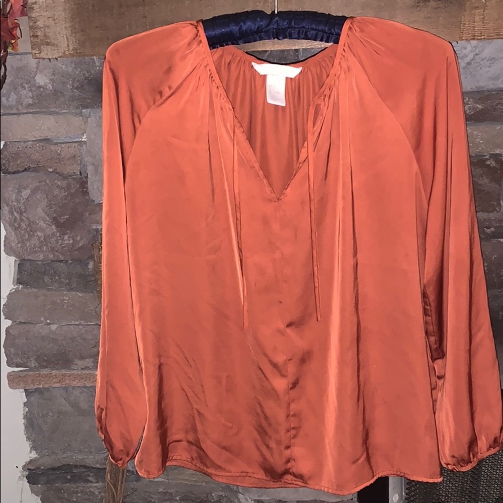 H&M Conscious Burnt Orange Blouse
